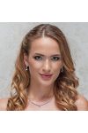 Elegáns stílusú kifinomult menyasszony nyaklánc sok apró kristállyal kirakva MEN-TM-B1805 Elegáns stílusú kifinomult menyasszony nyaklánc sok apró kristállyal kirakva MEN-TM-B1805